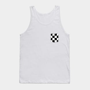 Checkers graphic pocket Tank Top